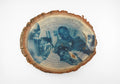 Commissioned Cyanotype on Wood Portrait (4.5 x 6")